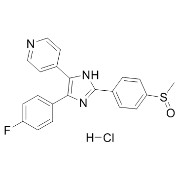 SB 203580 hydrochloride(RWJ 64809 hydrochloride)ͼƬ