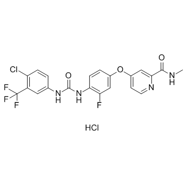 Regorafenib Hydrochloride(BAY73-4506 hydrochloride)图片