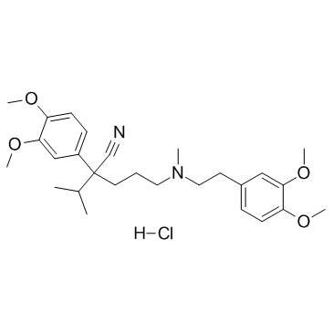 Verapamil hydrochloride(()-Verapamil hydrochlorid)ͼƬ