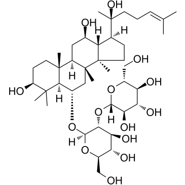 Ginsenoside Rf(Panaxoside Rf)图片