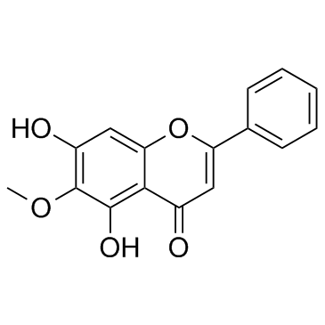 Oroxylin A(Baicalein 6-methyl ether6-Methoxybaicalein)ͼƬ