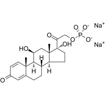 Prednisolone disodium phosphate(Prednisolone 21-phosphate disodium)ͼƬ