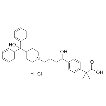 Fexofenadine hydrochloride(MDL-16455 hydrochloride)ͼƬ