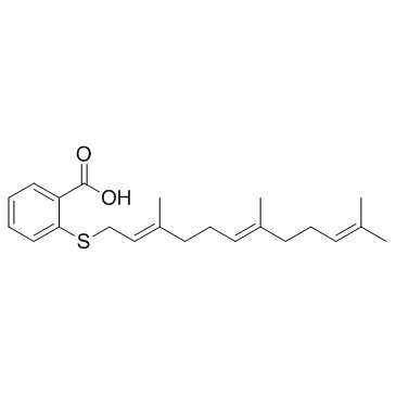 Salirasib(S-Farnesylthiosalicylic acidFarnesyl Thiosalicylic AcidFTS)ͼƬ