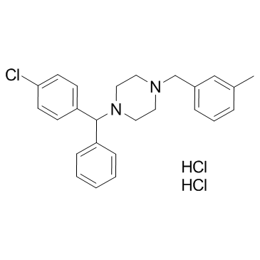 Meclizine dihydrochloride(Efatutazone 2HCl CS-7017 2HCl RS5444 2HCl)图片