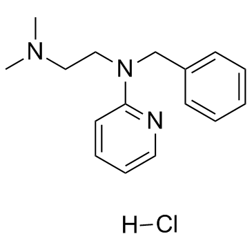 Tripelennamine hydrochloride(Pyribenzamine hydrochloride)ͼƬ