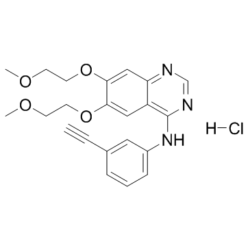 Erlotinib Hydrochloride(CP-358774 HCl NSC 718781 HCl OSI-774 HCl)ͼƬ