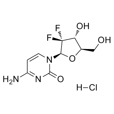 Gemcitabine Hydrochloride(LY 188011 hydrochloride)ͼƬ