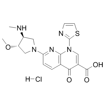 Voreloxin Hydrochloride(SNS-595 HCl Vosaroxin HCl AG 7352 HCl)ͼƬ