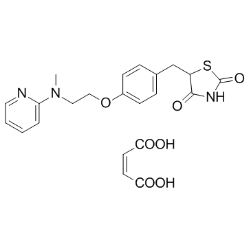 Rosiglitazone maleate(BRL 49653C)ͼƬ