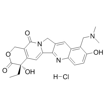 Topotecan Hydrochloride(SKF 104864A Hydrochloride NSC 609669 Hydrochloride)ͼƬ