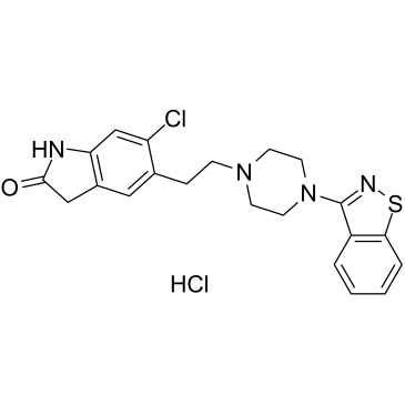 Ziprasidone Hydrochloride(CP-88059 hydrochloride)图片