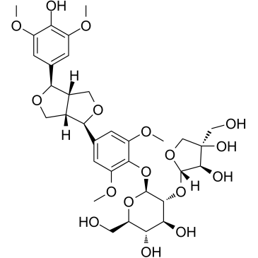 (-)-Syringaresnol-4-O--D-apiofuranosyl-(12)--D-glucopyranosideͼƬ