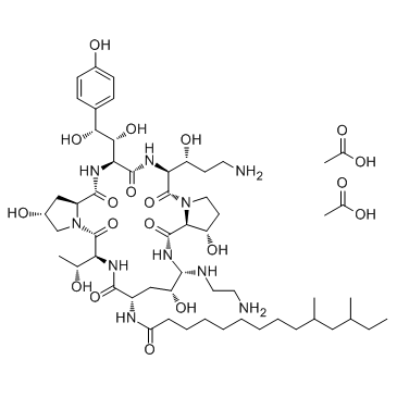 Caspofungin Acetate(MK-0991 Acetate L-743872 Acetate)图片