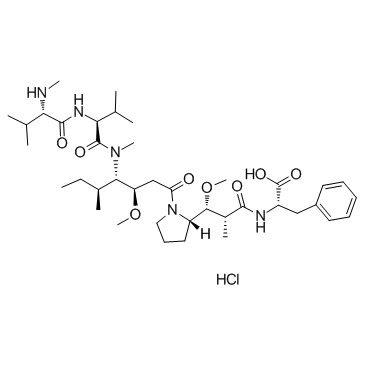 MMAF Hydrochloride(Monomethylauristatin F Hydrochloride)ͼƬ