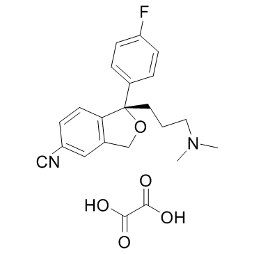 Escitalopram oxalate((S)-(+)Citalopram oxalate)图片