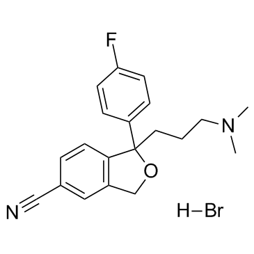 Citalopram hydrobromide(()-Citalopram hydrobromide Lu 10-171)ͼƬ