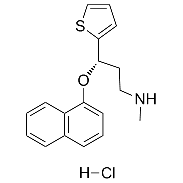 Duloxetine hydrochloride((S)-Duloxetine hydrochlorideLY-248686 hydrochloride)图片