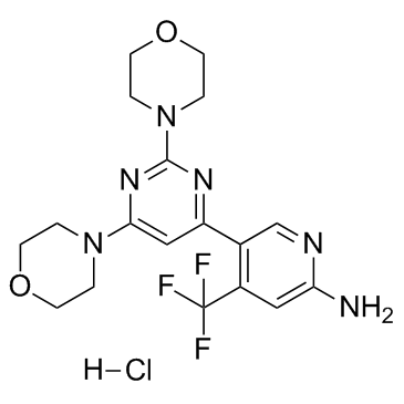 Buparlisib Hydrochloride(BKM120 Hydrochloride NVP-BKM120 Hydrochloride)ͼƬ