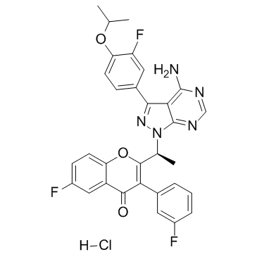 Umbralisib hydrochloride(TGR-1202 hydrochloride RP5264 hydrochloride)ͼƬ