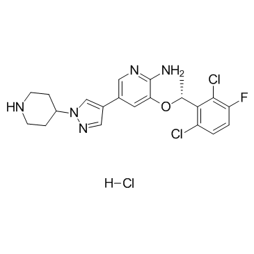 Crizotinib hydrochloride(PF-02341066 hydrochloride)ͼƬ