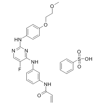 AVL-292(benzenesulfonate)(Spebrutinib besylateCC-292 besylate)ͼƬ