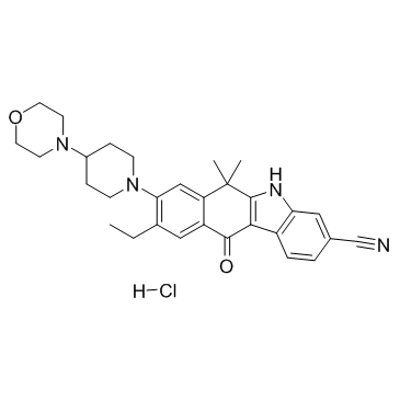 Alectinib Hydrochloride(CH5424802 HCl RO5424802 HCl AF-802 HCl)ͼƬ