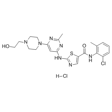 Dasatinib hydrochloride(BMS 354825 hydrochloride)ͼƬ