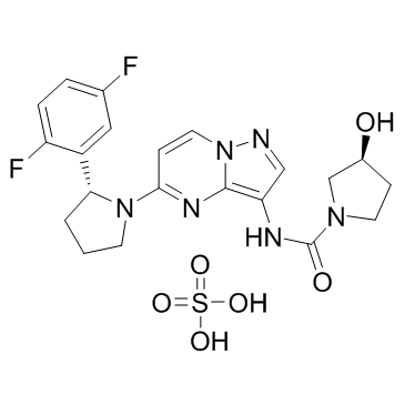 Larotrectinib sulfate(ARRY-470 sulfate LOXO-101 sulfate)ͼƬ