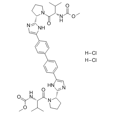 Daclatasvir dihydrochloride(BMS-790052 dihydrochloride)ͼƬ