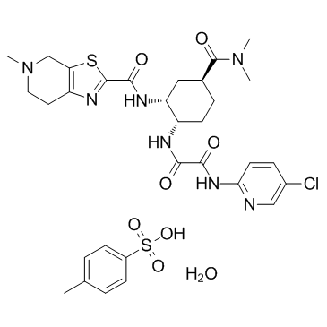 Edoxaban tosylate monohydrate(DU-176b monohydrate)图片