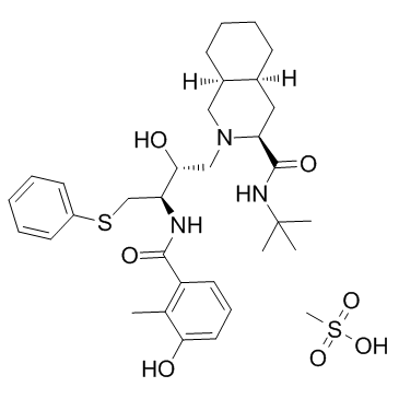 Nelfinavir Mesylate(AG 1343 Mesylate)图片