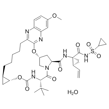 Grazoprevir hydrate(MK-5172 hydrate)ͼƬ