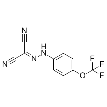 FCCP(Carbonyl cyanide 4-(trifluoromethoxy)phenylhydrazone)ͼƬ