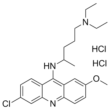 Quinacrine dihydrochloride(Mepacrine dihydrochlorideSN-390)ͼƬ