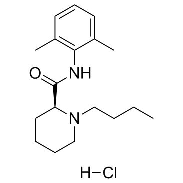 Levobupivacaine hydrochloride((S)-(-)-Bupivacaine monohydrochloride)ͼƬ