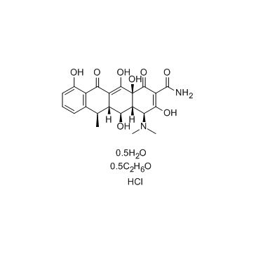 Doxycycline hyclate(Doxycycline hydrochloride hemiethanolate hemihydrateWC2031)ͼƬ