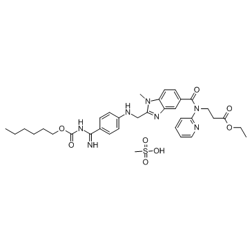 Dabigatran etexilate mesylate(BIBR 1048MSDabigatran etexilate methanesulfonate)ͼƬ