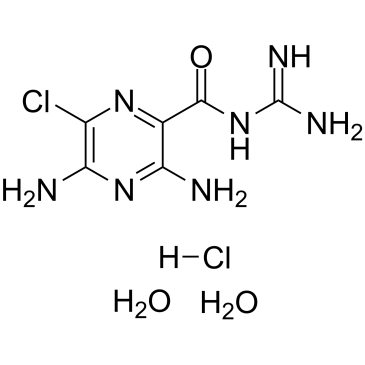 Amiloride hydrochloride dihydrate(MK-870 hydrochloride dihydrate)ͼƬ