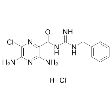 Benzamil hydrochloride(Benzylamiloride hydrochloride)ͼƬ