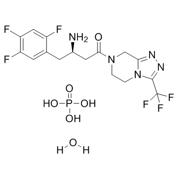 Sitagliptin phosphate monohydrate(MK-0431 phosphate monohydrate)ͼƬ