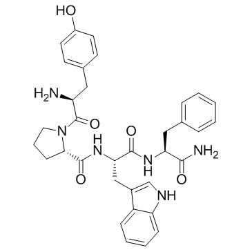 Endomorphin 1(Tyr-Pro-Trp-Phe-NH2YPWF-NH2)图片