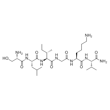 Protease-Activated Receptor-2,amide(Ser-Leu-Ile-Gly-Lys-Val-NH2SLIGKV-NH2)ͼƬ