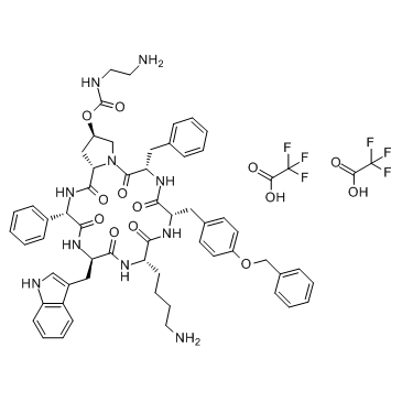 Pasireotide ditrifluoroacetate(SOM230 ditrifluoroacetate Pasireotide TFA)ͼƬ