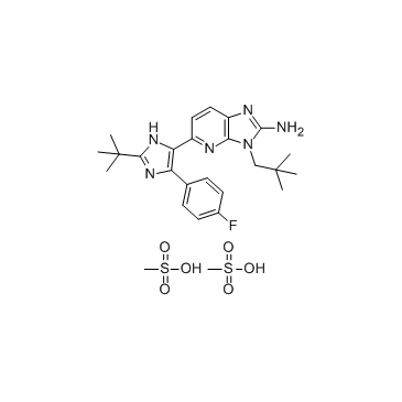 Ralimetinib dimesylate(LY2228820 dimesylate)ͼƬ