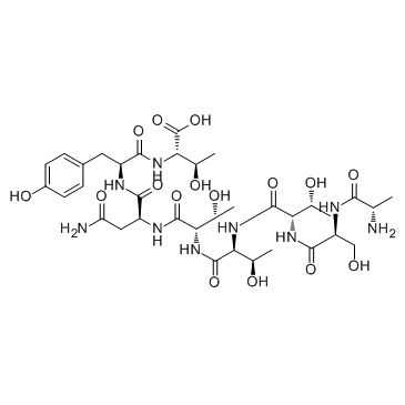 Peptide T(D-Ala-Ser-Thr-Thr-Thr-Asn-Tyr-Thr{D-ALA}STTTNY)图片