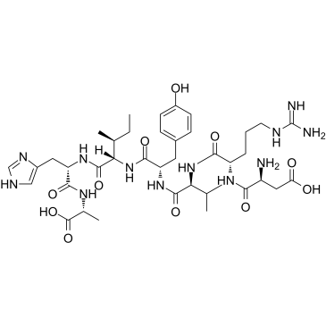 A 779(Asp-Arg-Val-Tyr-Ile-His-d-AlaDRVYIH{d-ALA})ͼƬ