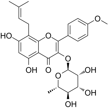 Baohuoside I(Icariin-IIIcariside-II)图片