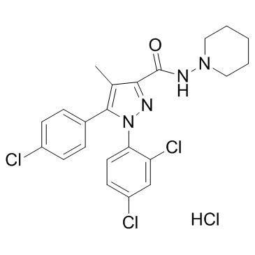 Rimonabant Hydrochloride(SR 141716ASR 151716A)图片