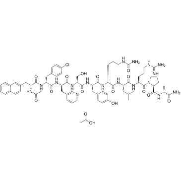 Cetrorelix Acetate(SB-075 acetateNS-75A)ͼƬ